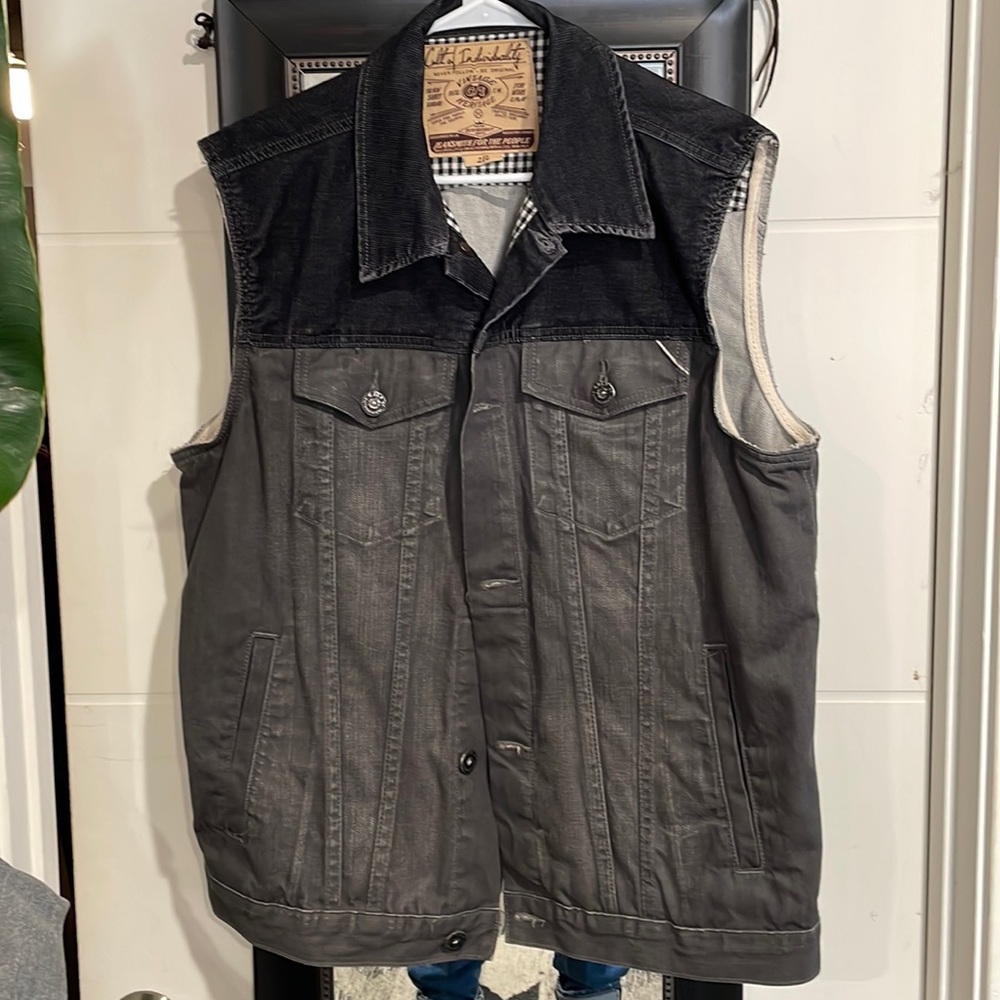 Japanese selvedge denim vest